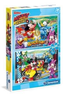 Opakowanie Puzzle 2x20 Mickey and the Roadster Racers