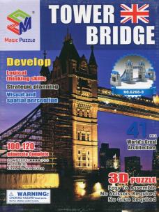 Opakowanie Puzzle 3D Budowle Empire State Tower Bridge 41 elementów