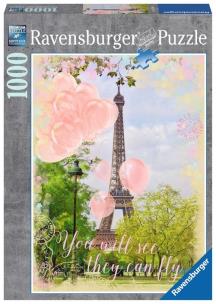 Opakowanie Puzzle Balony pod Wieżą Eiffla 1000