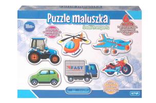 Opakowanie Puzzle maluszka - Pojazdy