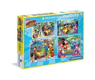 Opakowanie Puzzle Mickey Raźni rajdowcy 20+60+100+180