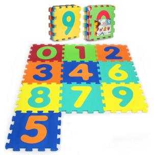 Opakowanie Puzzle piankowe 10 elementów 0-9 cyfry