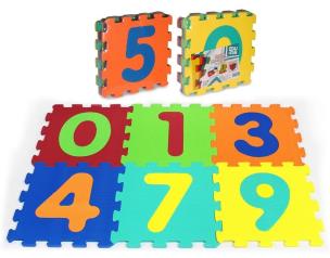 Opakowanie Puzzle piankowe 6 elementów Cyfry 0-5