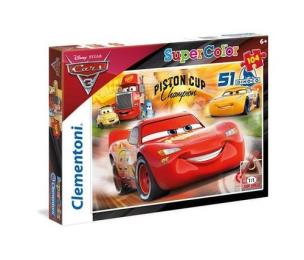 Okładka książki Puzzle SuperColor Auta 104