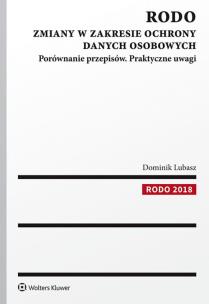 Okładka książki RODO Zmiany w zakresie ochrony danych osobowych