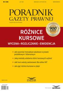 Okładka książki Różnice kursowe - wycena rozliczanie ewidencja