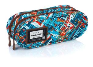 Opakowanie Saszetka piórnik na dwa zamki XL HD-86 Head 2