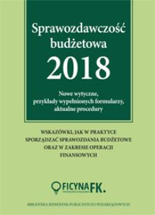 Okładka książki Sprawozdawczość budżetowa 2018