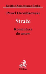 Okładka książki Straże Komentarz do ustaw
