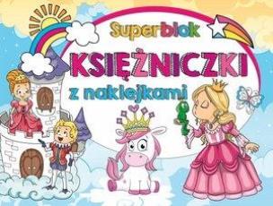 Okładka książki Superblok z naklejkami. Księżniczki