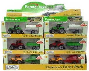 Opakowanie Traktor plastikowy z przyczepą