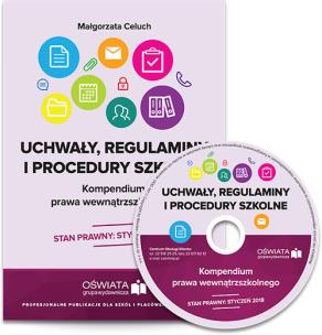 Okładka książki Uchwały regulaminy i procedury szkolne