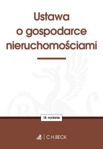 Okładka książki Ustawa o gospodarce nieruchomościami