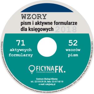 Opakowanie Wzory pism i aktywne formularze dla księgowych CD