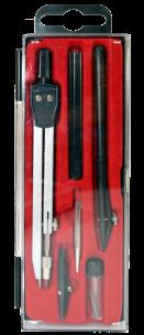 Okładka książki Zestaw geometryczny cyrkli 6 elementów  2599