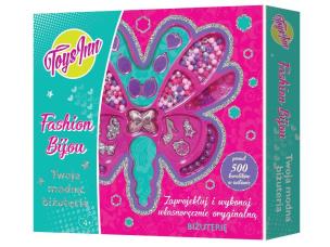 Okładka książki Zestaw koralików różowy Motyl