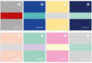 Opakowanie Zeszyt A5/60K linia Black&Blue pastele (10szt)