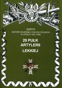 Okładka książki 29 Pułk Artylerii Lekkiej Zarys