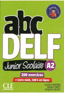 Okładka książki ABC DELF A2 junior scolaire książka + DVD + zawartość online 2ed
