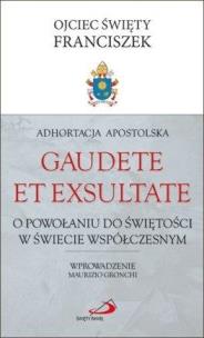 Okładka książki Adhortacja Apostolska Gaudete et exsultate