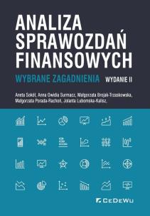 Okładka książki Analiza sprawozdań finansowych Wybrane zagadnienia