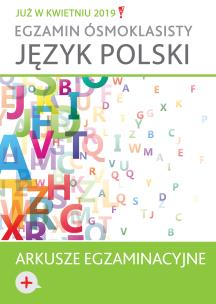 Okładka książki Arkusze pokazowe + wskazówki dla zdających. Język polski