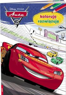 Okładka książki Auta 3 Koloruję, rozwiązuję