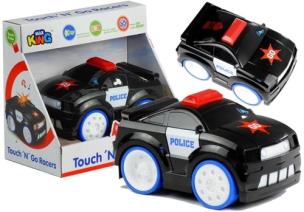 Opakowanie Autko Auto Plastikowe Policja Naciśnij i Jedź