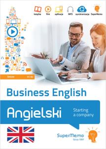 Okładka książki Business English - Starting a company poziom średni B1-B2