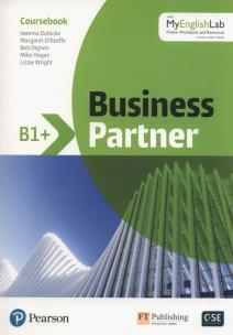 Okładka książki Business Partner B1+ Coursebook + MyEnglishLab