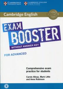 Cambridge English Exam Booster without answers key. Autor: Allsop Carole, Little Mark, Robinson Anne. Multiszop.pl Okładka książki Cambridge English Exam Booster without answers key