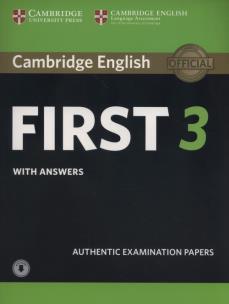 Opakowanie Cambridge English First 3 Student's Book with Answers with Audio