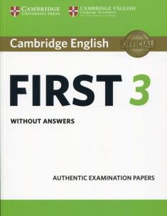 Opakowanie Cambridge English First 3 without answers