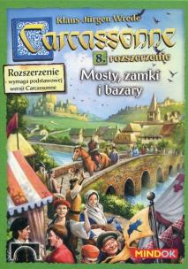 Carcassonne Mosty zamki i bazary. Autor: Wrede Klaus-Jurgen. Multiszop.pl Okładka książki Carcassonne Mosty zamki i bazary