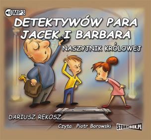 Okładka książki Detektywów para, Jacek i Barbara. Naszyjnik królowej - Audiobook