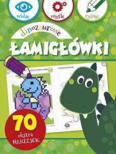 Okładka książki Dinozaurowe łamigłówki