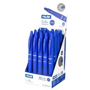 Opakowanie Długopis Capsule Uno niebieski (20szt) MILAN