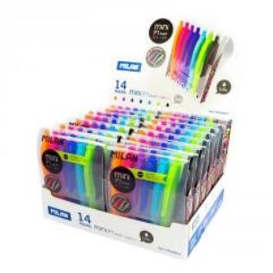 Opakowanie Długopis P1 Mini Colours 7 kolorów (14szt) MILAN