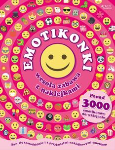 Okładka książki Emotikonki. Wesoła zabawa z naklejkami
