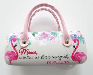 Opakowanie Etui na okulary, Mamo, zawsze widzisz wszystko co najlepsze!, Flaming
