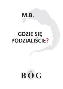 Okładka książki Gdzie się podzialiście? BÓG