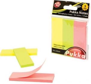 Opakowanie Karteczki samoprzylepne 76x25 mm PUKKA