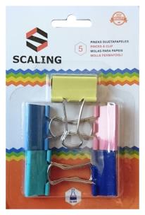 Opakowanie Klips metalowy na blistrze 32mm 5 sztuk 12 pakietów