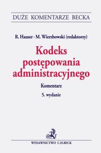 Okładka książki Kodeks postępowania administracyjnego. Komentarz