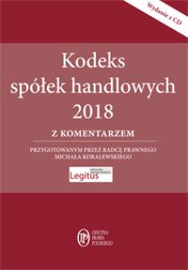 Okładka książki Kodeks spółek handlowych z komentarzem Wydanie z CD