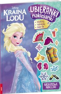 Okładka książki Kraina Lodu. Ubieranki, naklejanki