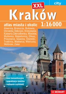 Okładka książki Kraków XXL atlas miasta plus 19