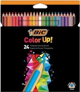 Opakowanie Kredki Color UP 24 kolory BIC