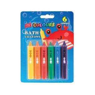 Opakowanie Kredki do kąpieli 6 kolorów