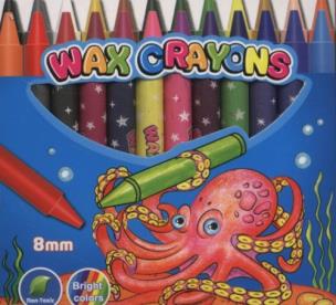 Opakowanie Kredki świecowe KEYROAD 24 kolory